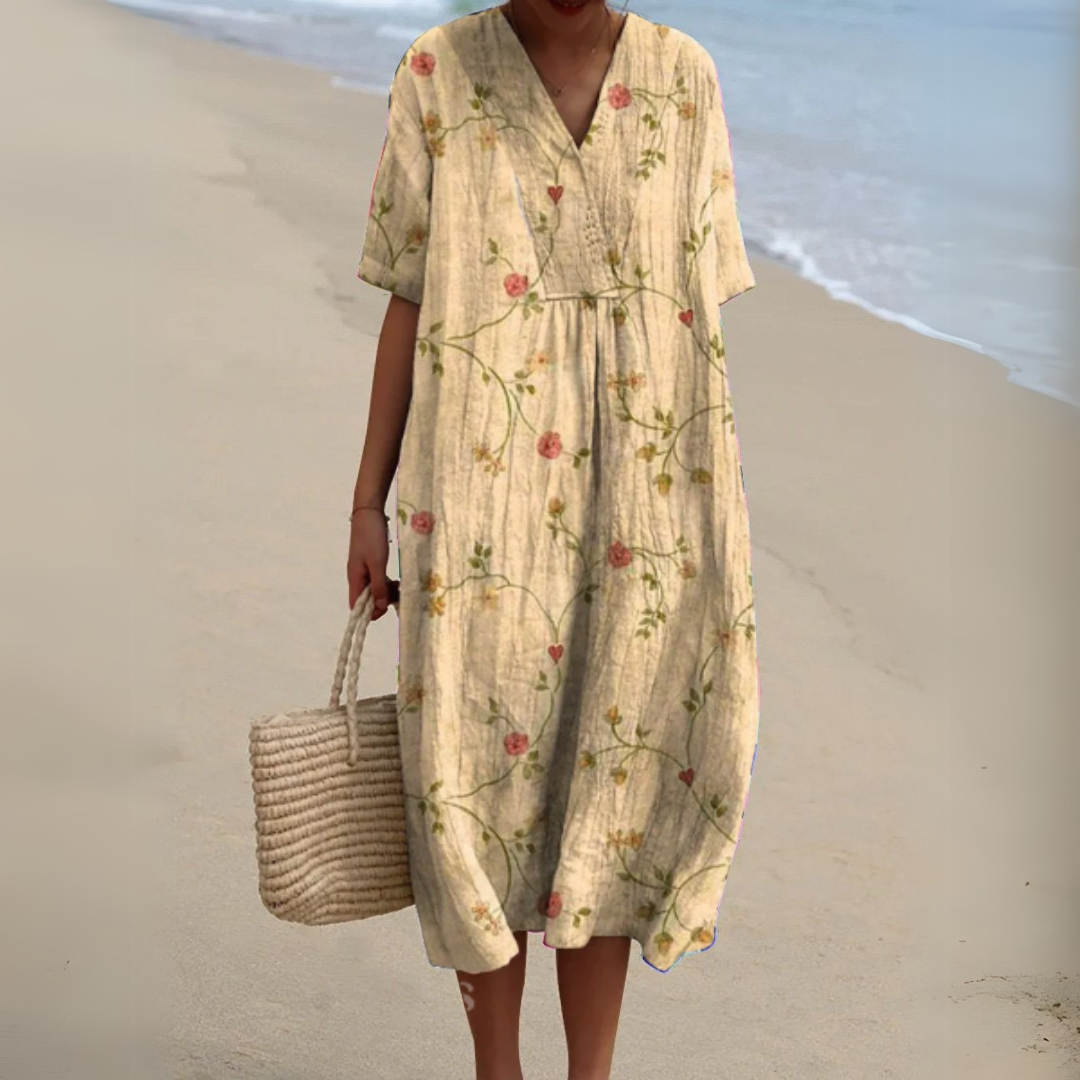 Nicole | Robe d'Été à Fleurs