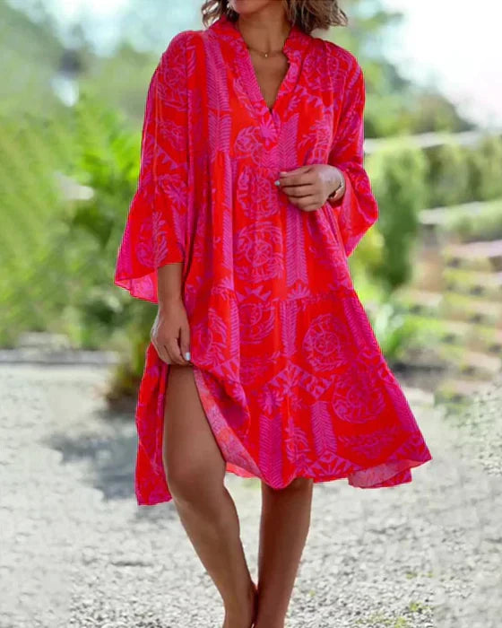 Vellana™ Robe bohème en coton