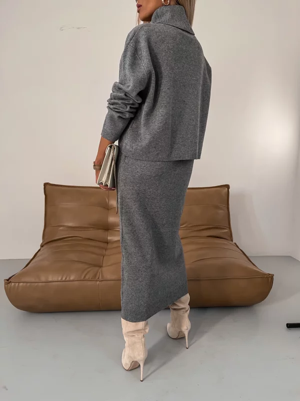 Ensemble en tricot douillet pour femmes pour l'automne et l'hiver