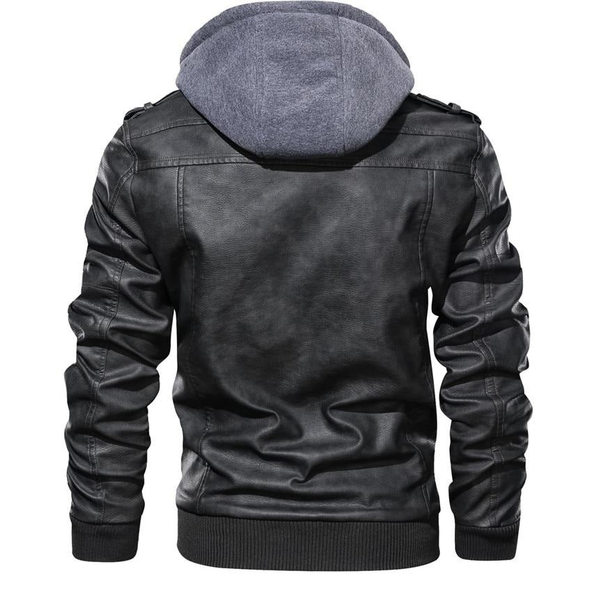 Veste en cuir végétalien