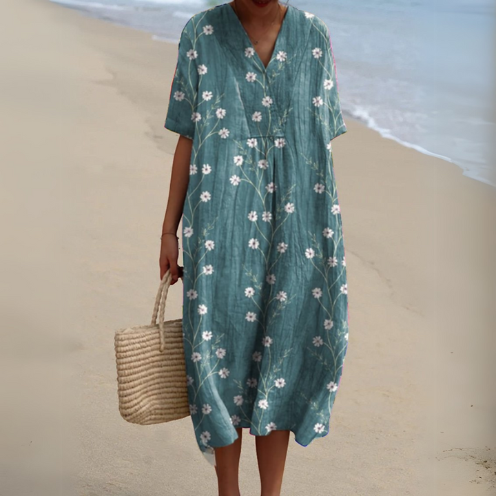 Nicole | Robe d'Été à Fleurs