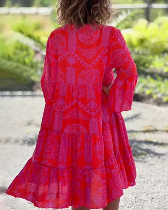 Vellana™ Robe bohème en coton