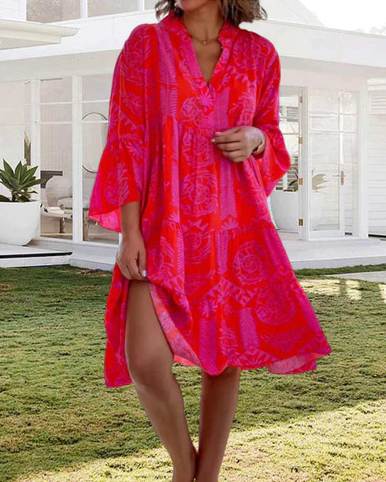 Vellana™ Robe bohème en coton