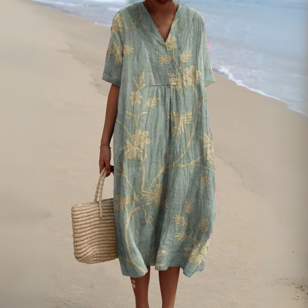 Nicole | Robe d'Été à Fleurs