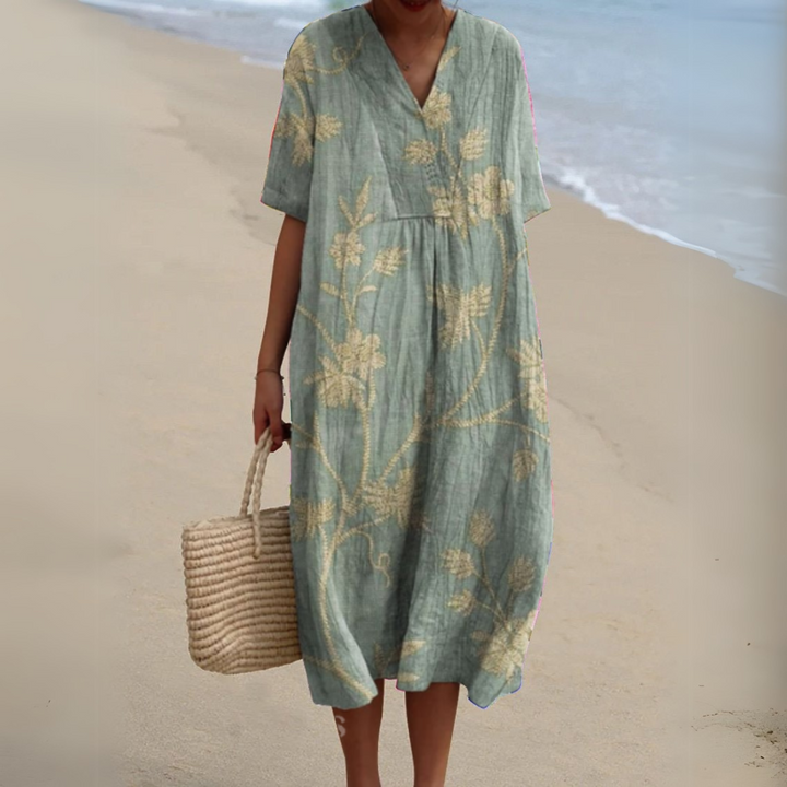 Nicole | Robe d'Été à Fleurs