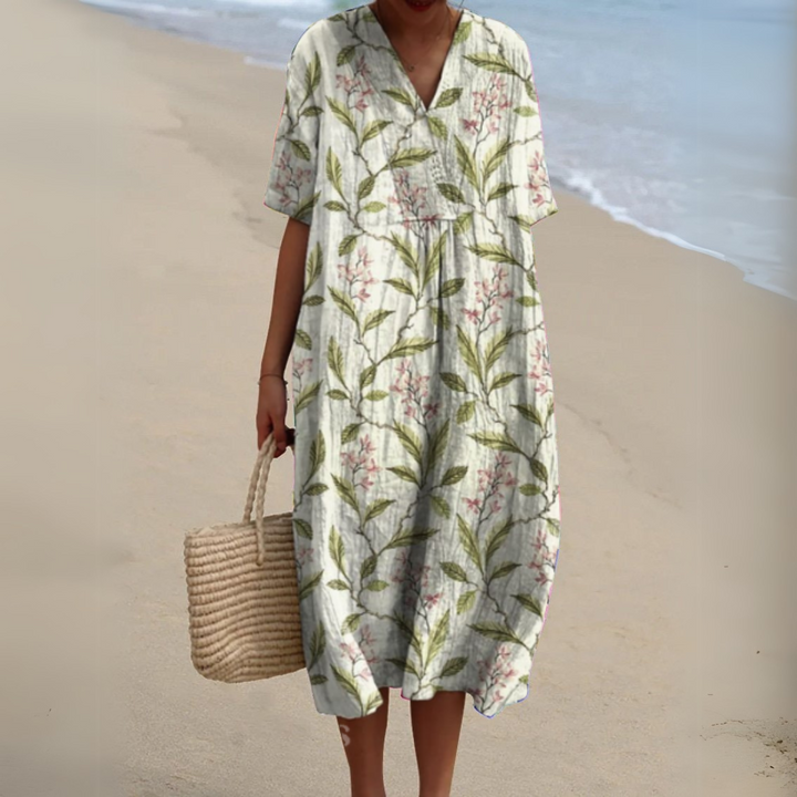 Nicole | Robe d'Été à Fleurs