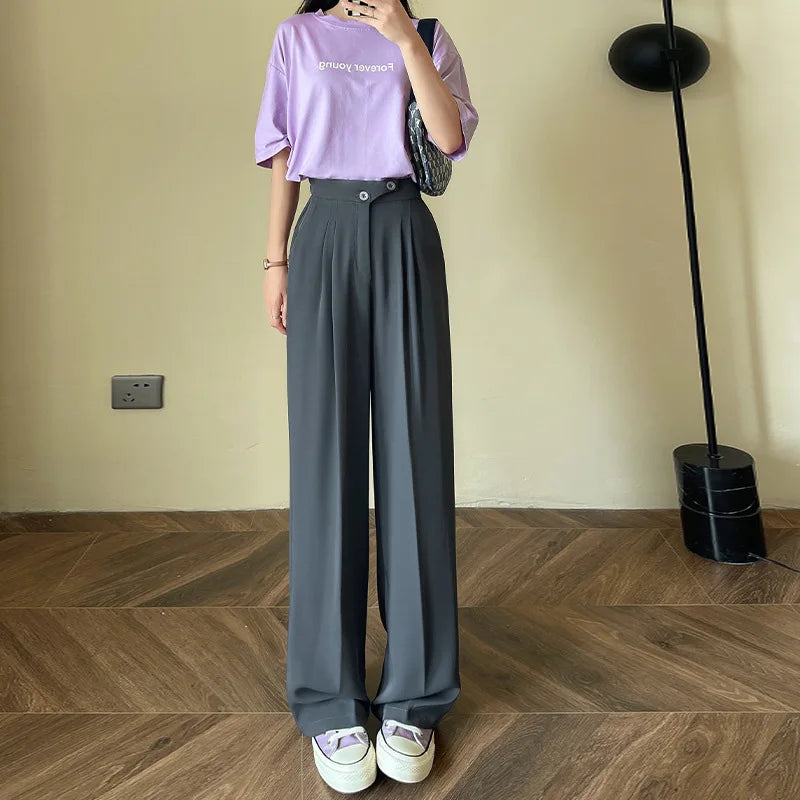 Pauline – Pantalon large en lin